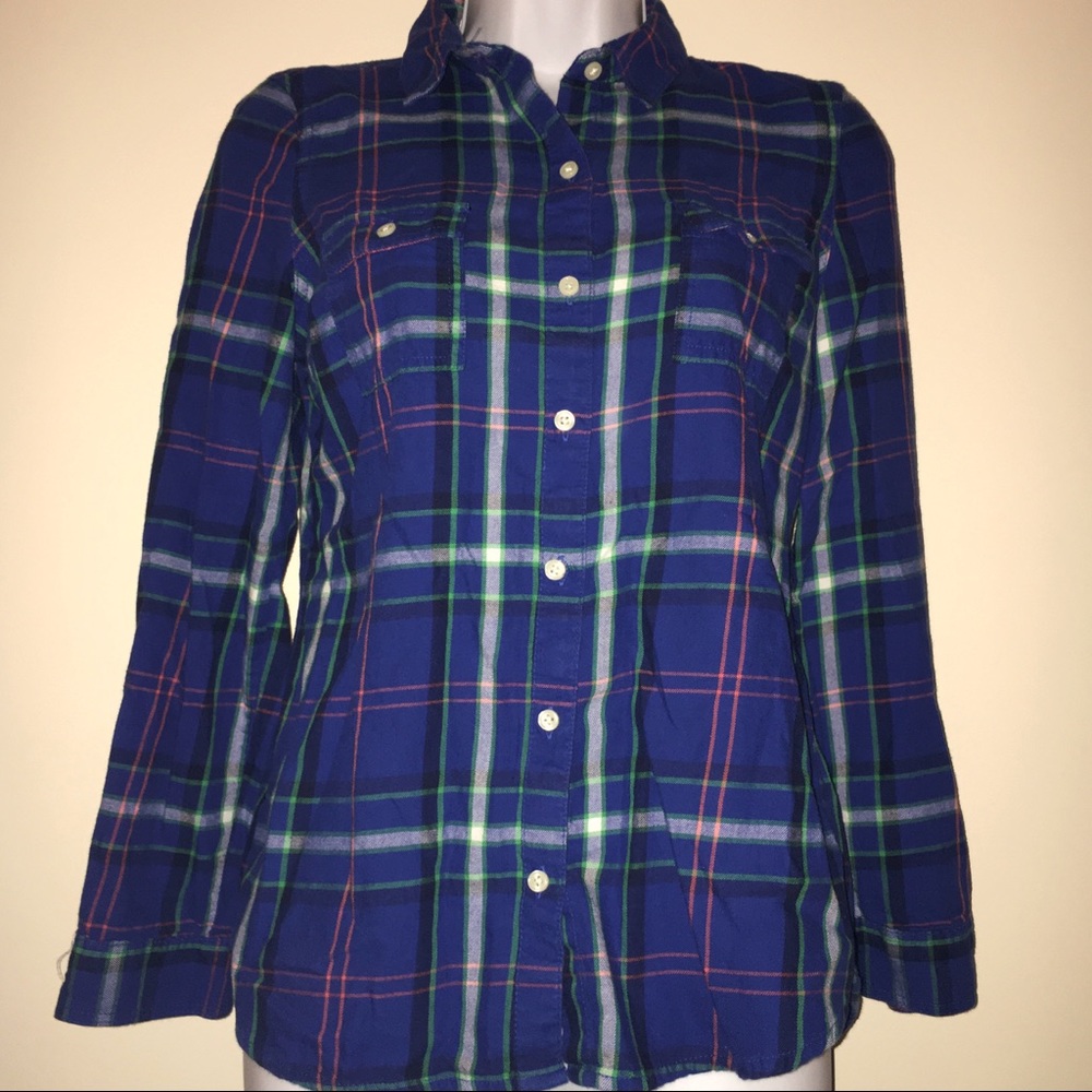 Old Navy Original Plaid Button Down Shirt